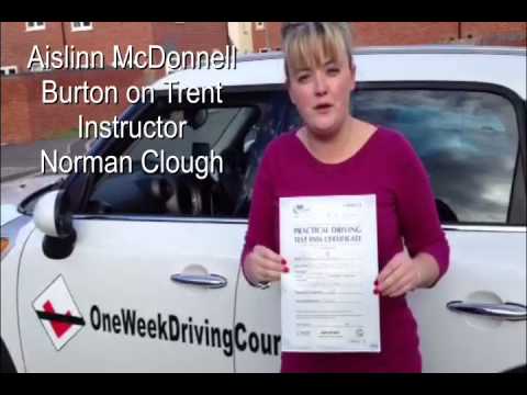 Intensive Driving Courses Burton on Trent Aislinn McDonnell