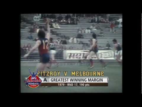 Fitzroy Lions - Greatest Winning Margin - AFL Memorable Moments