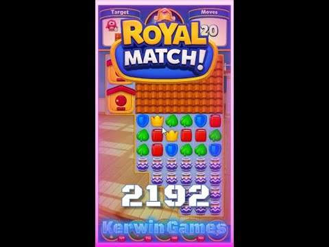 Royal Match Level 2192 - No Boosters Gameplay