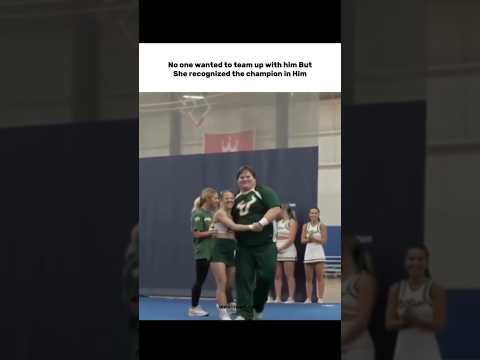 No one wanted to team up with him But she recognized the champion in him #shortfeed #fy