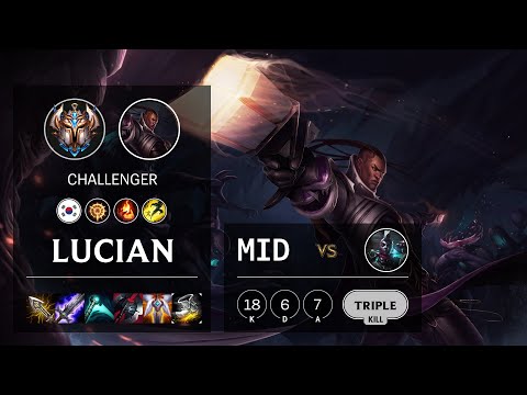 Lucian Mid vs Ekko - KR Challenger Patch 10.16