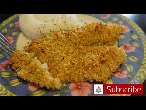 Panko Parmesan Crusted Tilapia | How to bake Fish in the oven Perfectly