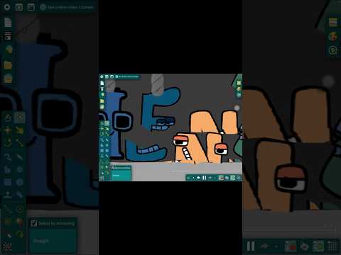 Alphabet Lore Gets Destroyed in Algodoo! #algodoo #animation #alphabetlore #lorealphabet