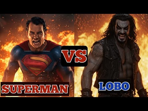 Superman vs. Lobo – The Ultimate Clash of Power and Fury! 💥🚀