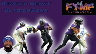 Derrick Henry's Dominates with Outside Zone