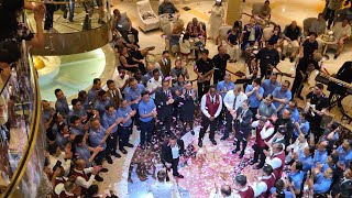 Last day at sea, Regal Princess cruise, galley tour, Alfredo's Pizzeria, sports deck, finale