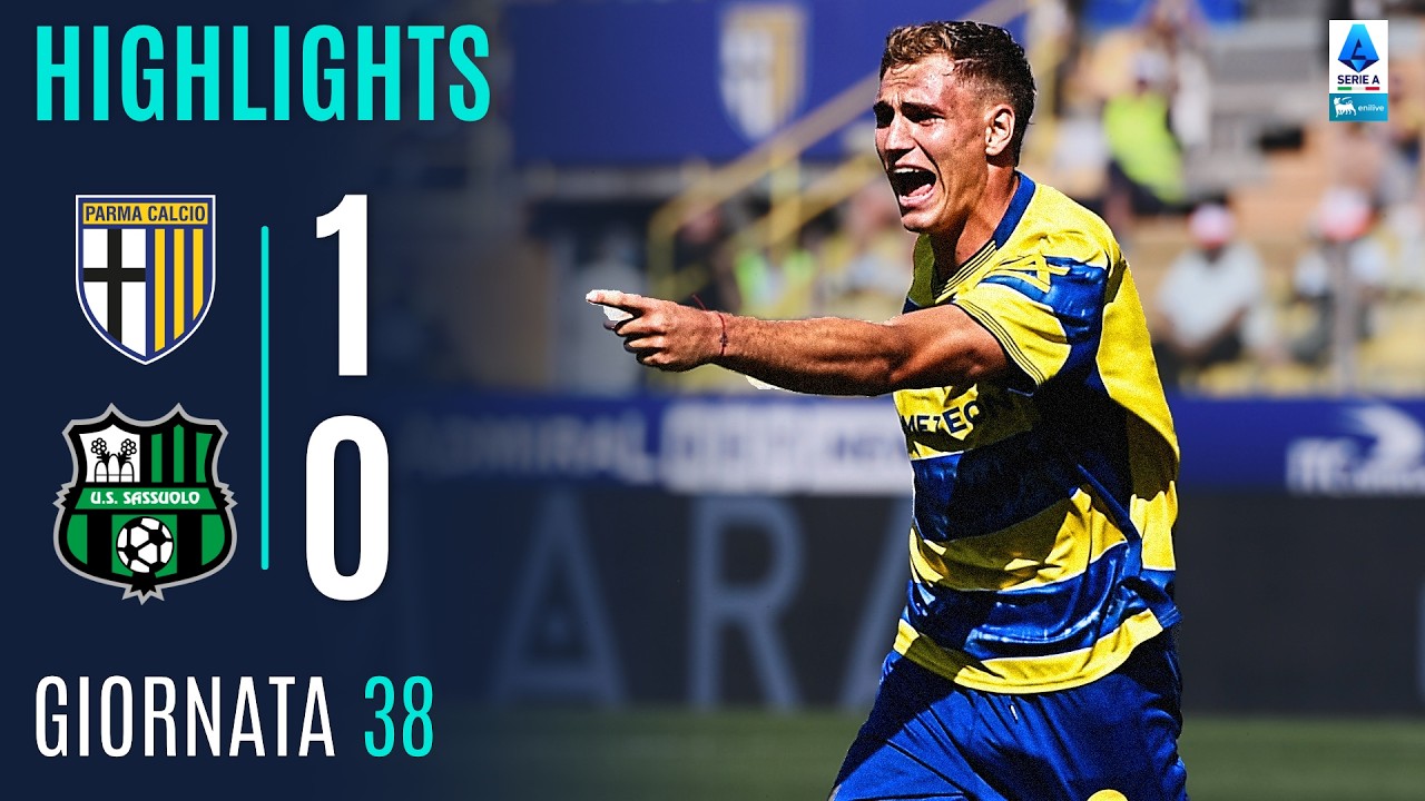 Pellegrino Chiude In Bellezza | PARMA-SASSUOLO 1-0 | HIGHLIGHTS | SERIE A ENILIVE 2025/26
