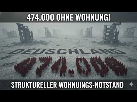 Video Thumbnail: 💔 OBDACHLOSIGKEIT EXPLODIERT: 474.000 Menschen ohne Wohnung – Die System-Analyse 🚨