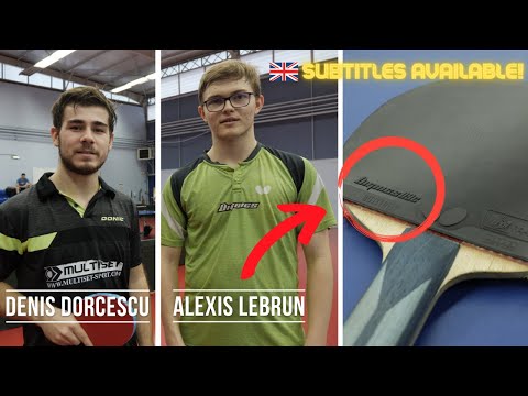 La raquette d'Alexis Lebrun et de Denis Dorcescu 🏓 Avec quoi tu joues? #2