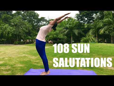 Do 108 Surya Namaskars With Me! | 108 Surya Namaskar Count | Yogasan for Weight Loss|Sun Salutations