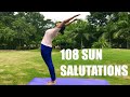 Do 108 Surya Namaskars With Me 108 Surya Namaskar Count Yogasan For Weight Loss Sun Salutations