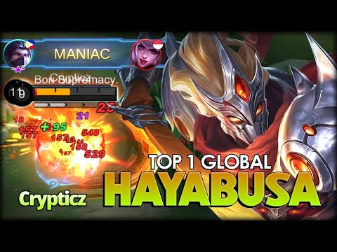 RIP Savage! Hayabusa 91.5% Win Rate. Crypticz Top 1 Global Hayabusa - Mobile Legends: Bang Bang
