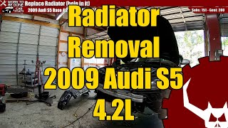 Radiator Removal Audi A5