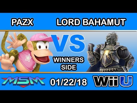 MSM 130 - DT | Paxz (Diddy Kong) Vs. NSD | Lord Bahamut (Ganondorf) Winners Side - Smash 4
