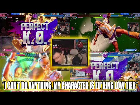 DSP Gets Demoted to The Scrub Land and Gets Out of Control With Excuses, Extremly Salty SF6 Session