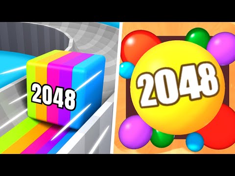 Satisfying Games: Tube Jelly Slide, 2048 Marmalade  -  Number Gameplay Mobile Android, iOS