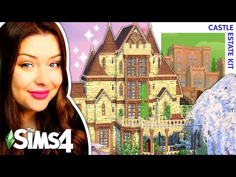 Building a MASSIVE Castle With the NEW Sims 4 Castle Estate Kit
