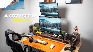 The Ergonomic & Cozy Desk Setup for a Small Room | Desk Upgrades