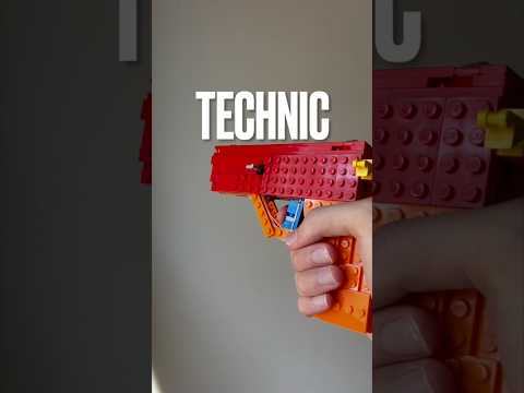 LEGO GUN with No TECHNIC!!!