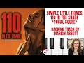 Simple Little Things (110 In The Shade) *Vocal Score* - Accompaniment 🎹 *D*