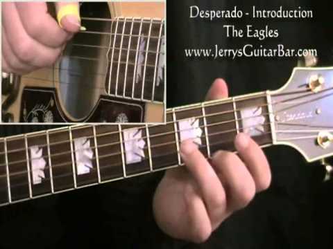 How to Play the Intro to Desperado on Guitar