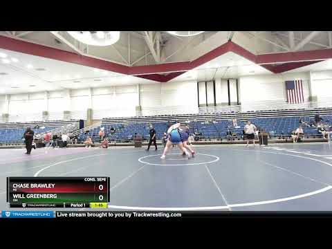 285 Lbs Cons. Semi - Chase Brawley, MI Vs Will Greenberg, OH D006