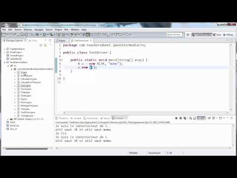 JAVA Intermédiaire 39 Création d une instance d une classe interne 2 2