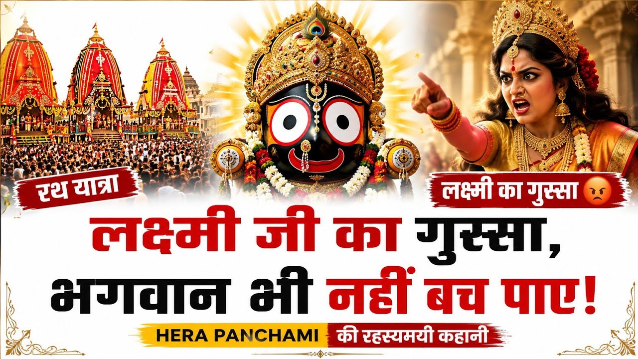 जब लक्ष्मी जी हुई नाराज़ क्या हुआ जगन्नाथ जी के साथ | Hera Panchami का रहस्य | #viral #jagnnath #fyp