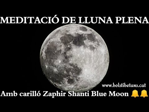 Super Full Moon with the sounds of Shanti Zaphir Blue Moon chimes