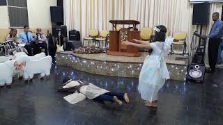 Peça das crianças no culto de Natal 2017 - Nascimento de Jesus