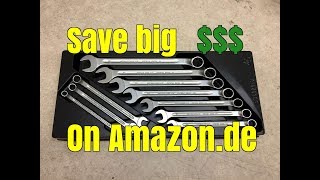 How to save money on German tools buying on the German Amazon site