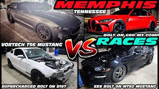 MEMPHIS TENN RACING VORTECH T56 MUSTANG, SUPERCHARGED S197, WHIPPLE S550, G80 M3 COMP, ESS MT82 S550