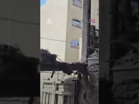 Immense damage seen in Iran’s streets after air strikes | AJ #shorts