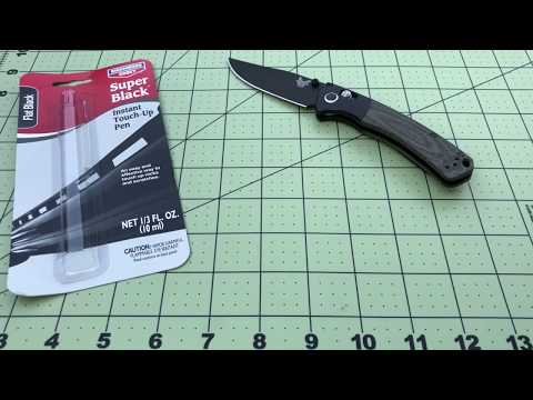 Coated blade touch up Birchwood Casey Super Flat Black