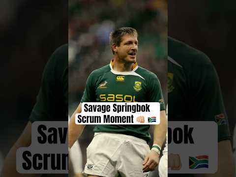 Victor Matfield Reveals a Savage Springbok Scrum Moment 😮