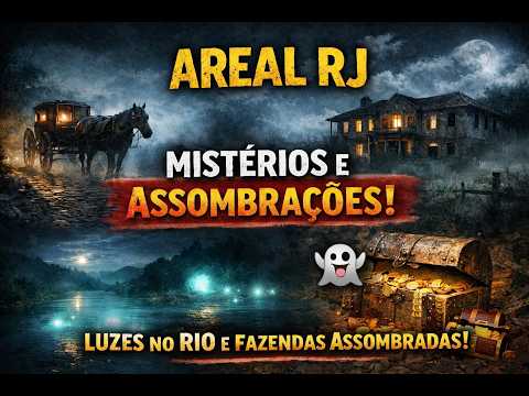 Areal RJ: Estrada União e Indústria, Luzes no Rio Piabanha e Fazendas Assombradas