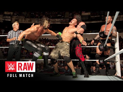 FULL MATCH: John Cena & Roman Reigns vs. Randy Orton, Seth Rollins & Kane: Raw, July 14, 2014