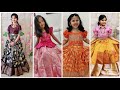 Latest Designer Kids Lehengas 2024 Kids Pattu Langa Jacket Designs Pattu Pavadai 2024