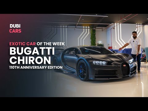 Bugatti Chiron Sport 110th Anniversary Edition  - Exotic Car of the week | #bugattichiron #dubicars