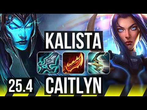 KALISTA & Alistar vs CAITLYN & Elise (ADC) | Legendary | KR Master | 25.4