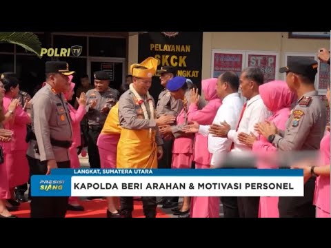 KUNJUNGAN KERJA KAPOLDA SUMUT DI POLRES LANGKAT