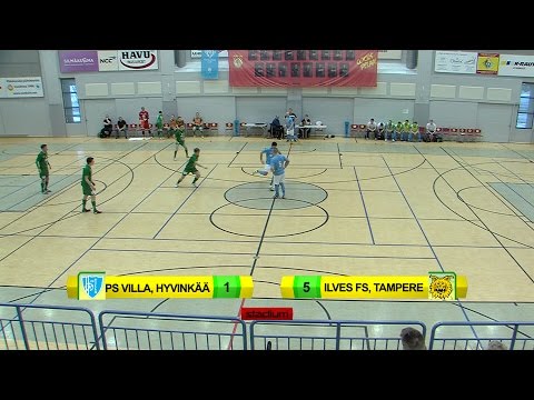 PS Villa-Ilves FS 1-5 (1-2) Futsal-Liiga 21.2.2015 Hyvinkää Martinhalli maalikooste