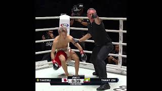 Download lagu WHAT A SHOCK 🤯 Thant Zin knocks down Takeru in Round 1! mp3