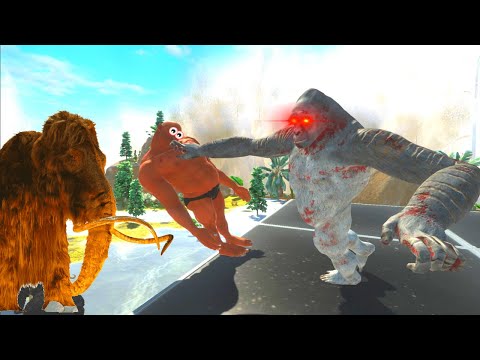 CLUMSY GORO KNOCKOUT UNITS INTO **NEW** PREHISTORIC ANIMALS - ANIMAL REVOLT BATTLE SIMULATOR