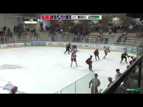 Evgeny Yakovlev's game winner in overtime sends Rebels to Robertson Cup Finals