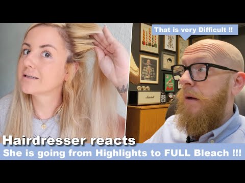 From Highlights to Full Bleach… What Could Go Wrong?! Hairdresser Reacts to Hair Fails!