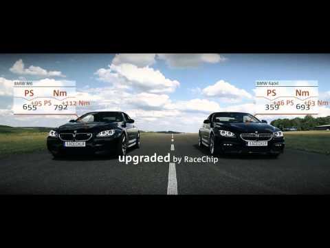 BMW M6 vs BMW 640d upgraded by RaceChip Chiptuning