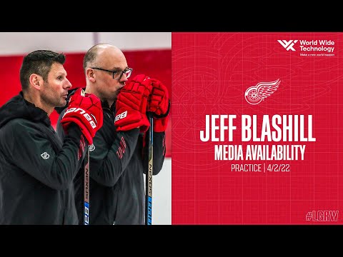 Jeff Blashill ' Detroit Red Wings Practice