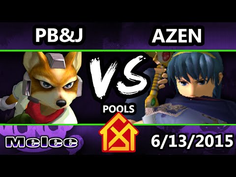 DTH - Azen (Marth) Vs. SS | PBnJ (Fox) SSBM Pools - Smash Melee