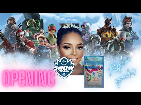 Opening Alpha Packs, Snow Brawl Event 2022 Rainbow Six Siege